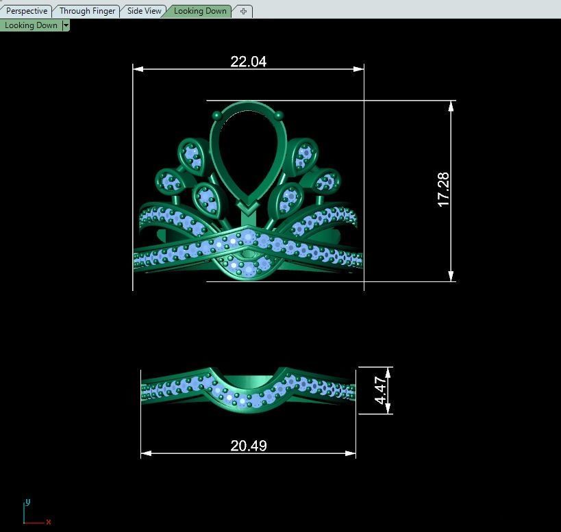 Chaumet Ring 3D print model_4