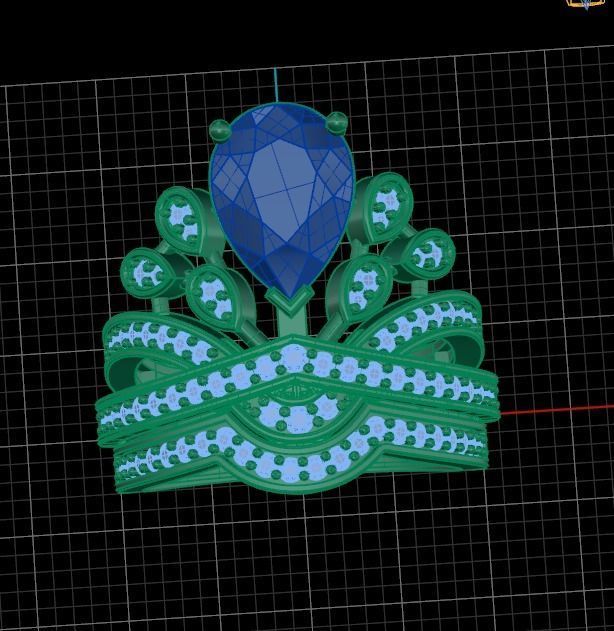 Chaumet Ring 3D print model_3