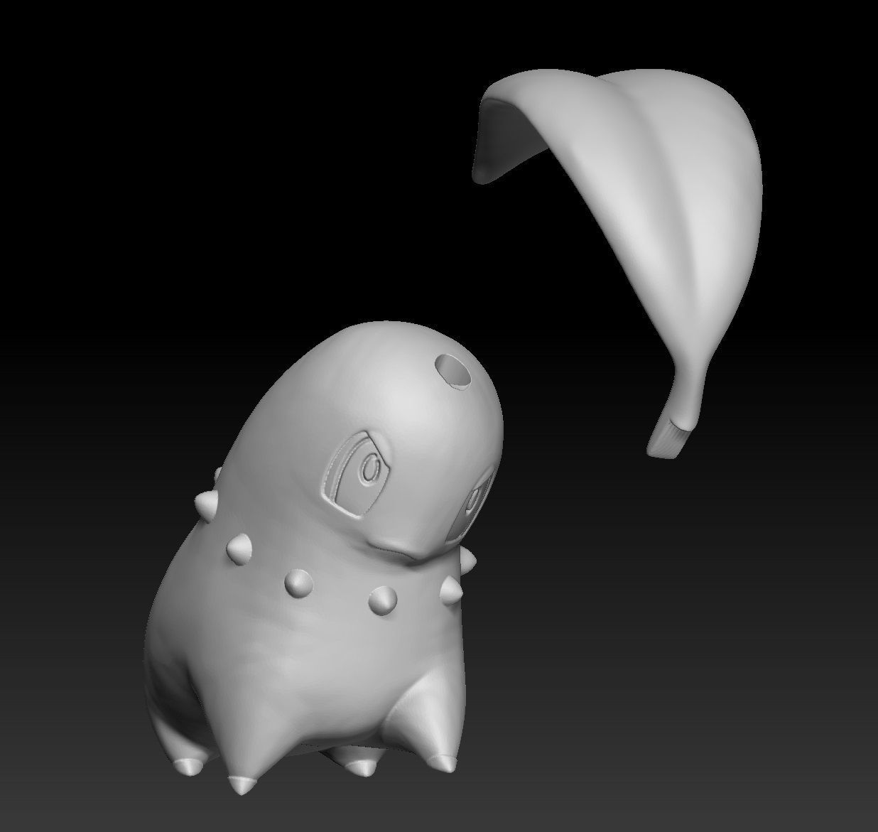 Pokemon Chikorita Bayleef Meganium 3D print model_4