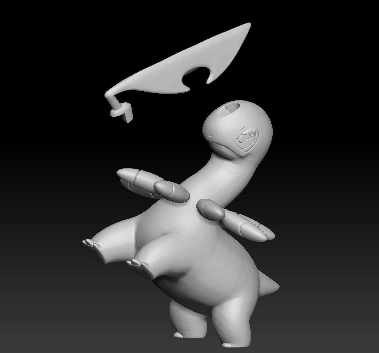 Pokemon Chikorita Bayleef Meganium 3D print model_5