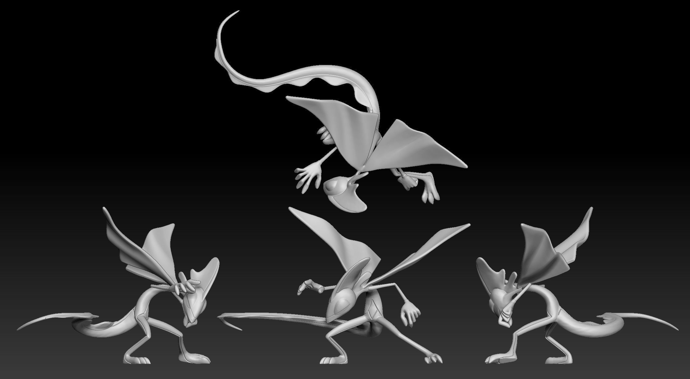 Pokemon Sobble Drizzile Inteleon 3D print model_3