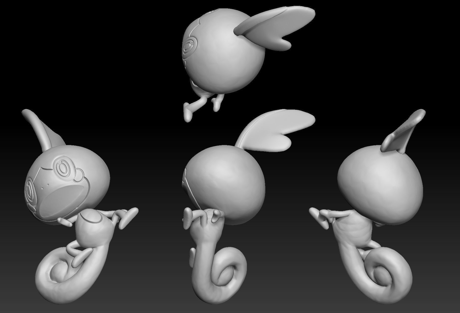 Pokemon Sobble Drizzile Inteleon 3D print model_1