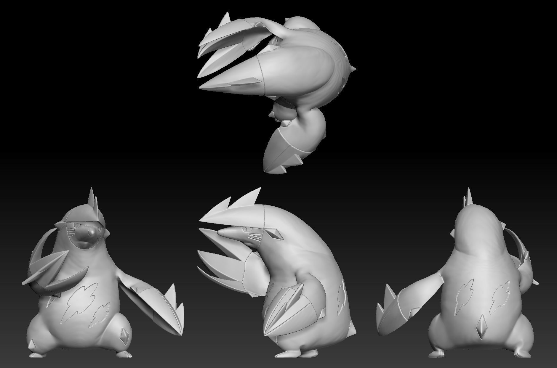 Pokemon Drilbur Excadrill 3D print model_2