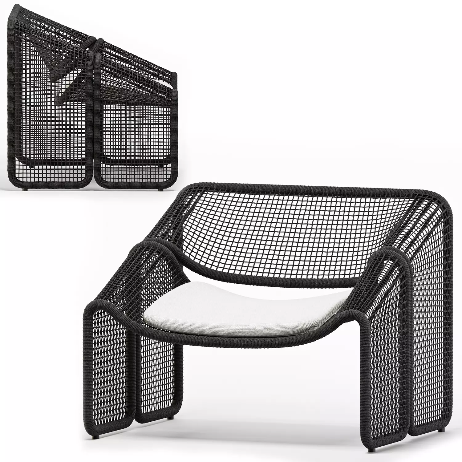 Simone Outdoor Chair 3D model