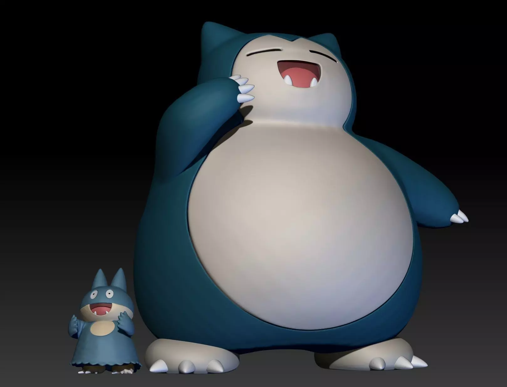 Pokemon Munchlax Snorlax 3D print model_0