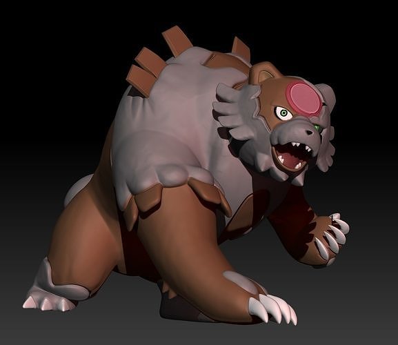Pokemon Ursaluna Bloodmoon 3D print model
