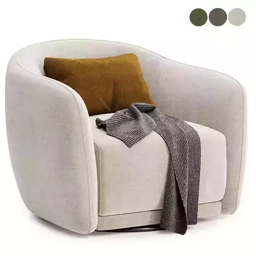 addie swivel chair 3D model