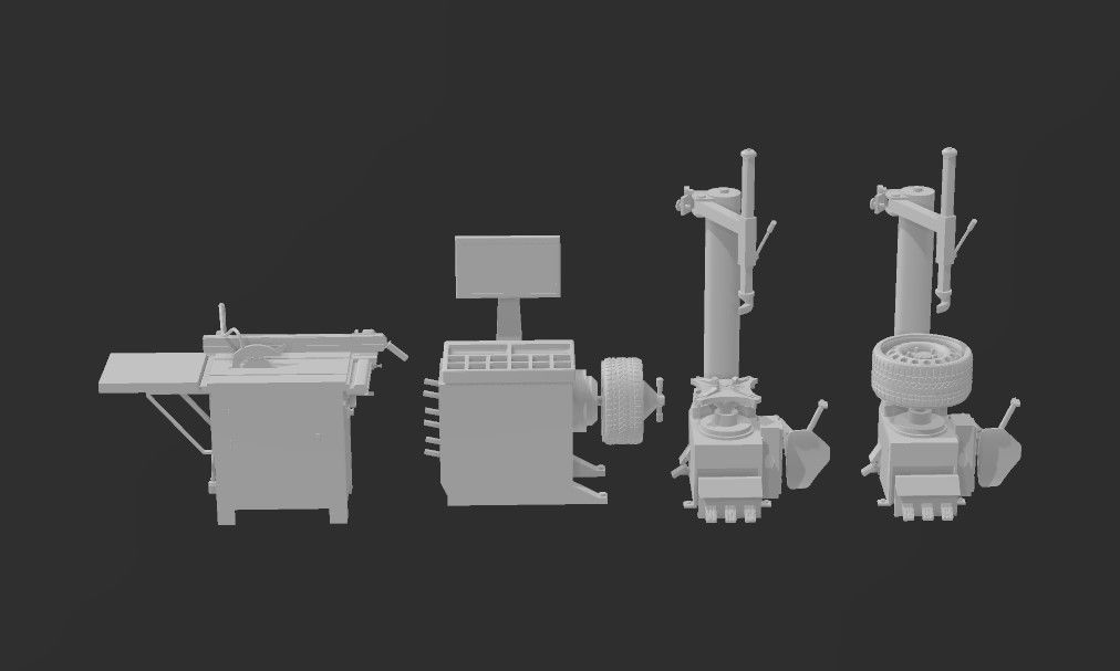 DIORAMA GARAGE DIECAST 1  64 1  43 1  24 1  18 AND MORE 3D print model_4