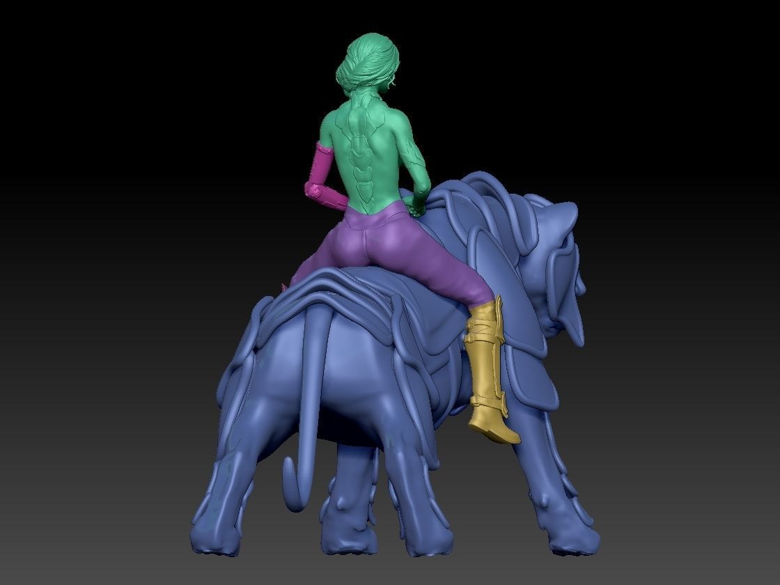 APOCALYPSE MAD BATTLE BIG CAT 3D print model_5