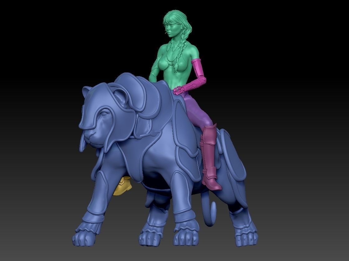 APOCALYPSE MAD BATTLE BIG CAT 3D print model_1