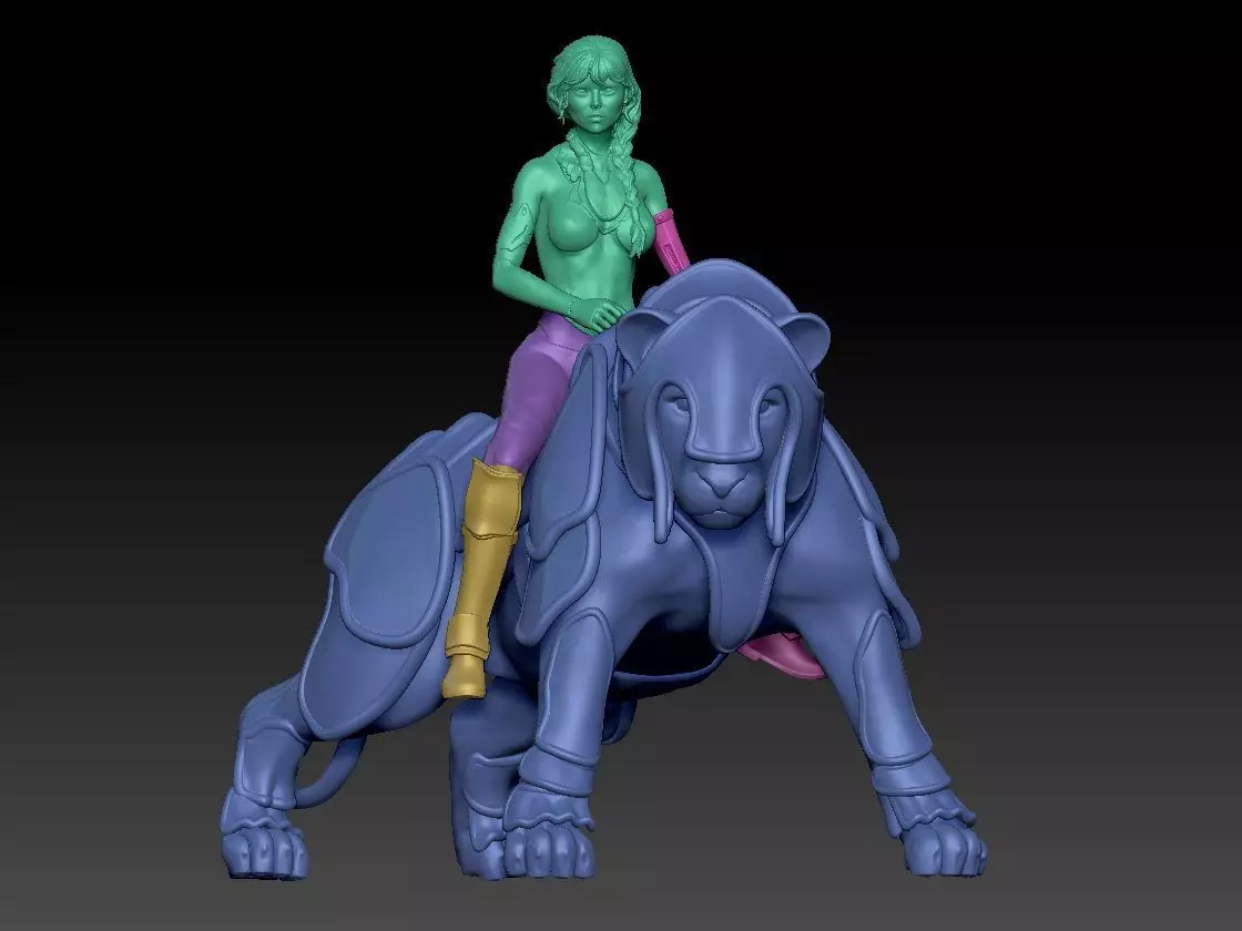 APOCALYPSE MAD BATTLE BIG CAT 3D print model_0