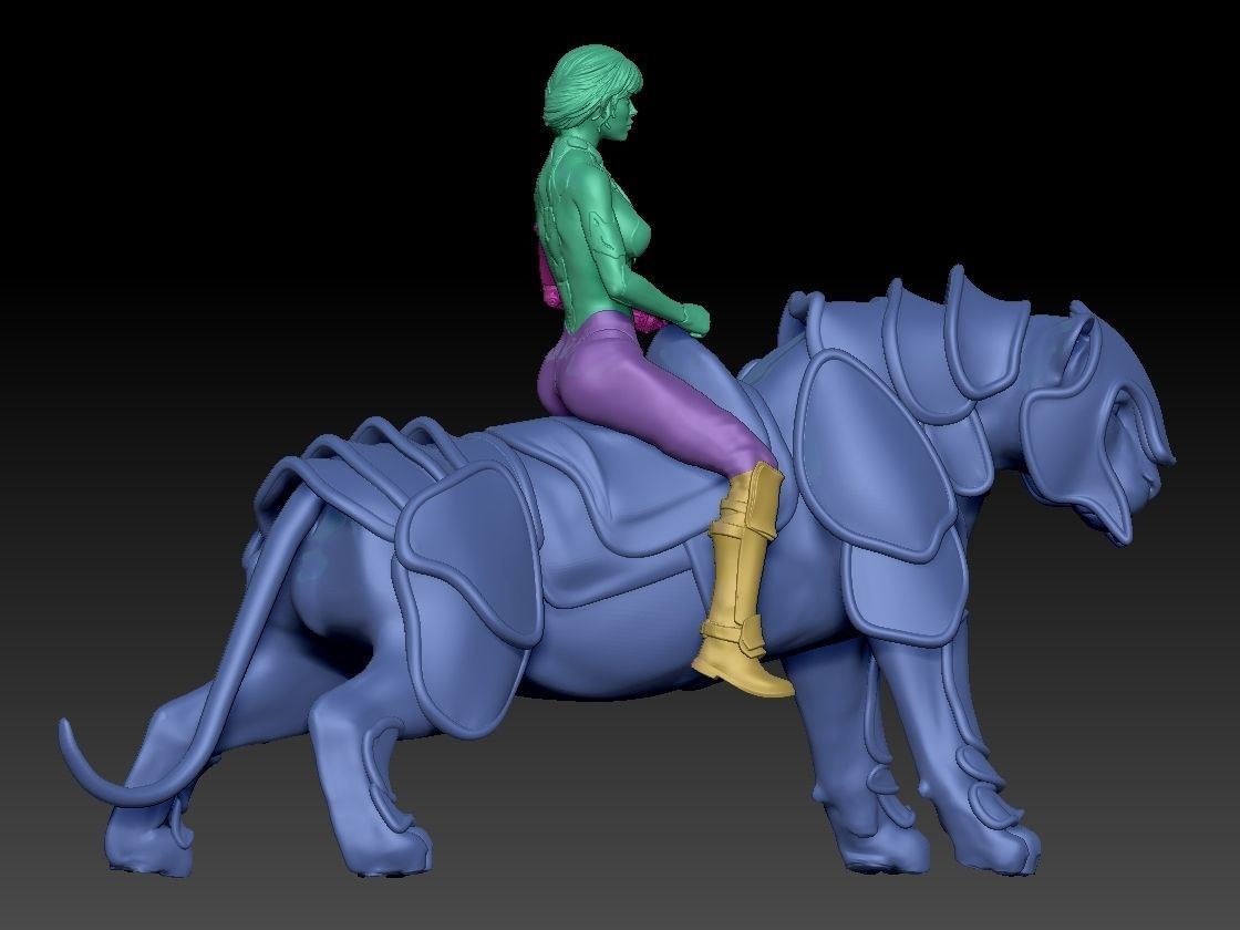 APOCALYPSE MAD BATTLE BIG CAT 3D print model_6