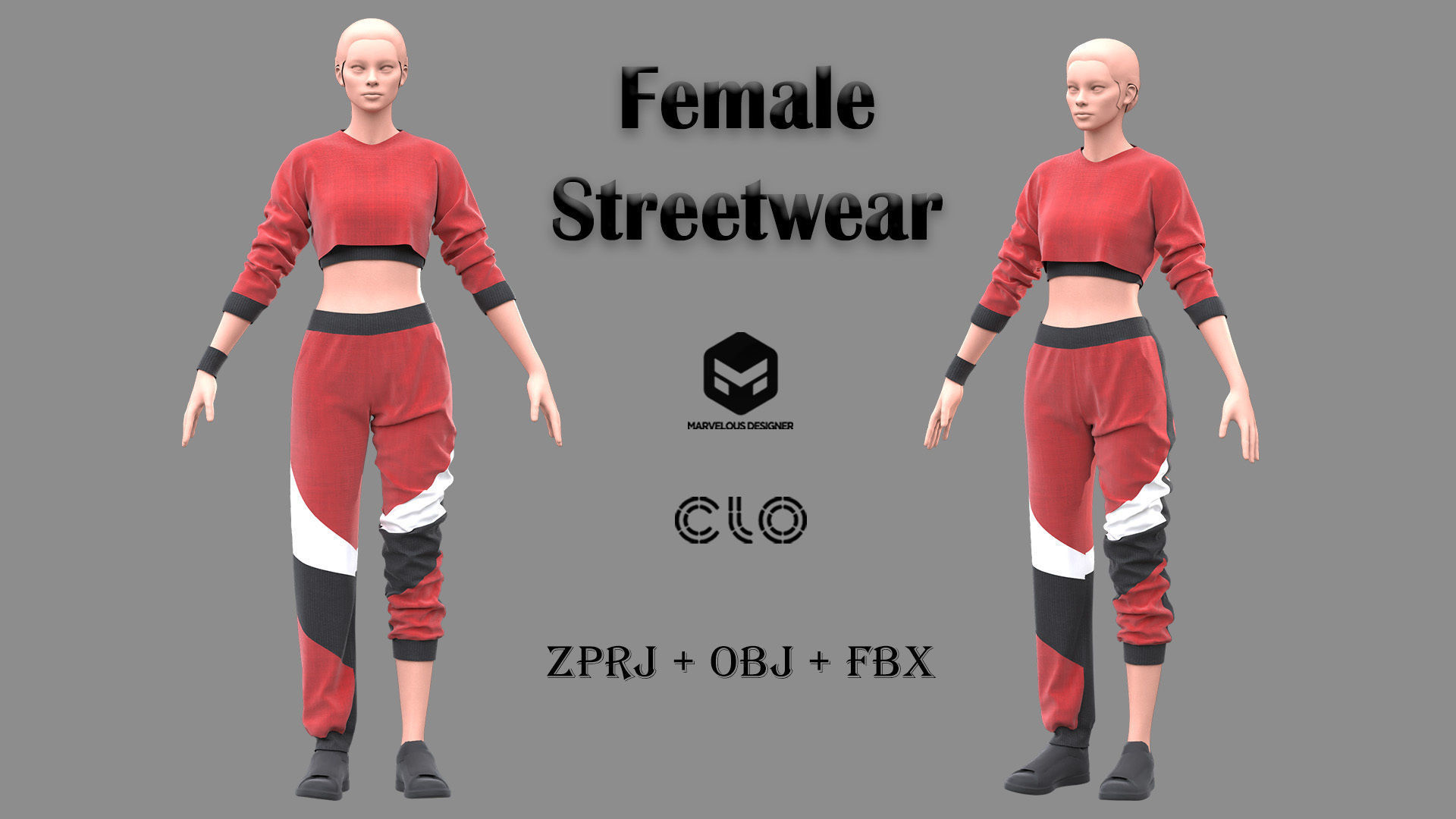 StreetWear 3D model_1