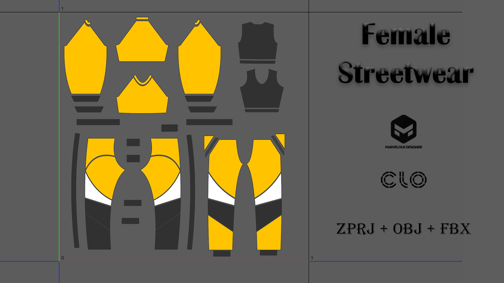 StreetWear 3D model_6