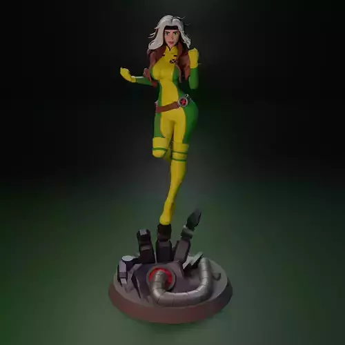 Rogue from X-men 2 versions 3D print model
