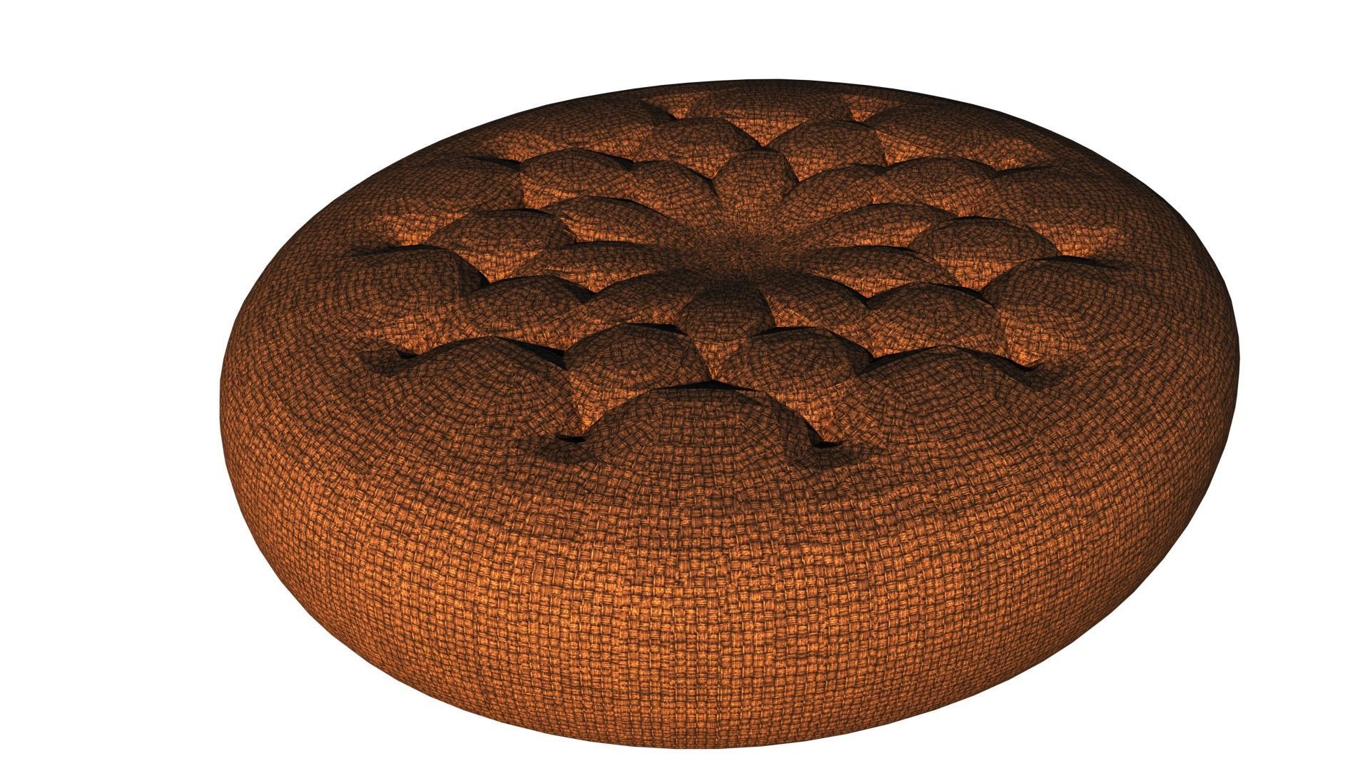 beanbag chair 3D model_1