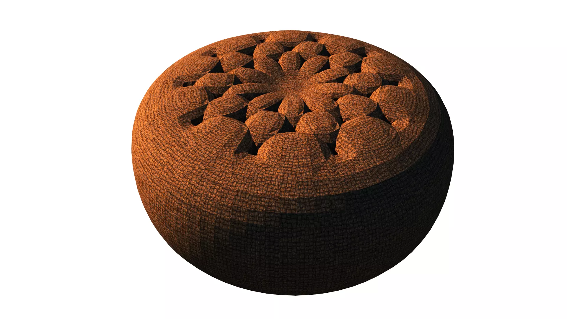 beanbag chair 3D model_0