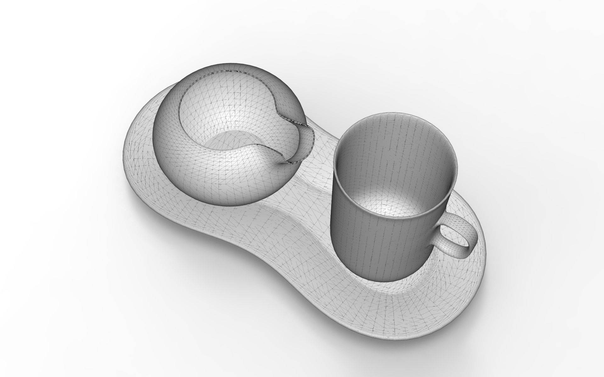 Kopl Milk Set Low-poly 3D model_6