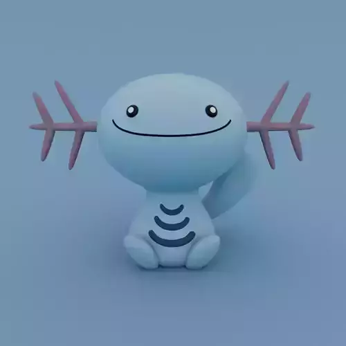 Wooper - Pokemon 3D print model