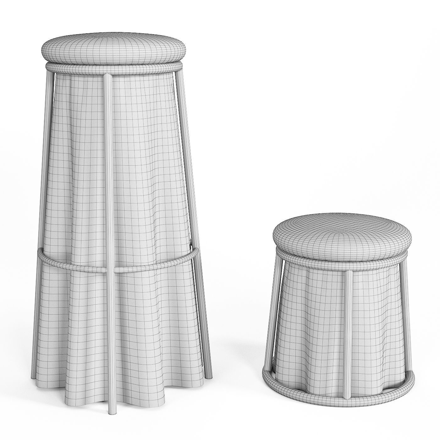 Laban Stools 3D model_4
