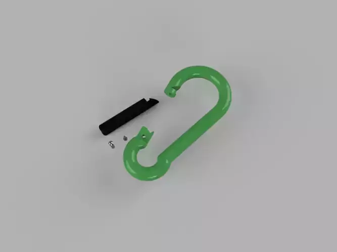 Carabiner 3D print model