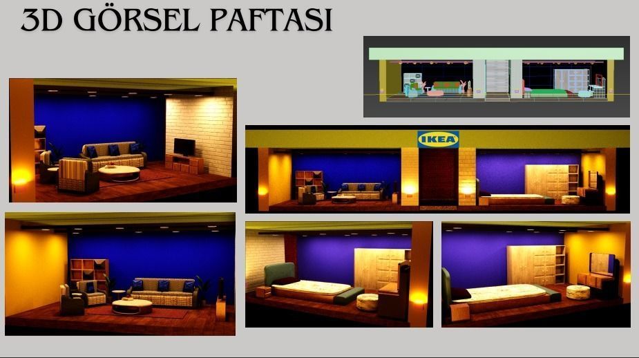 Store model 3D MAX 3D model_3