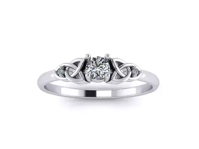 Irish celtic knots ring 