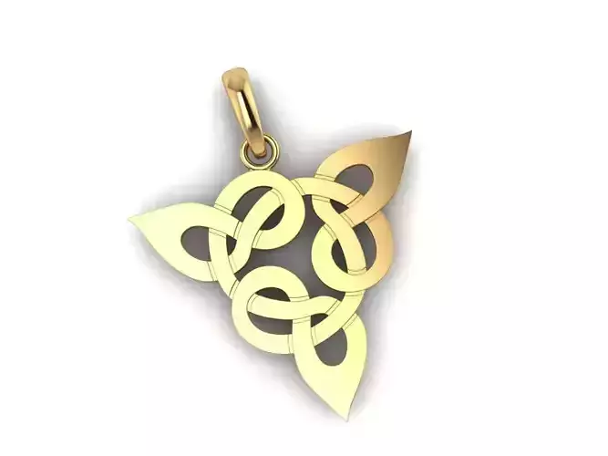 Irish celtic knots pendant
