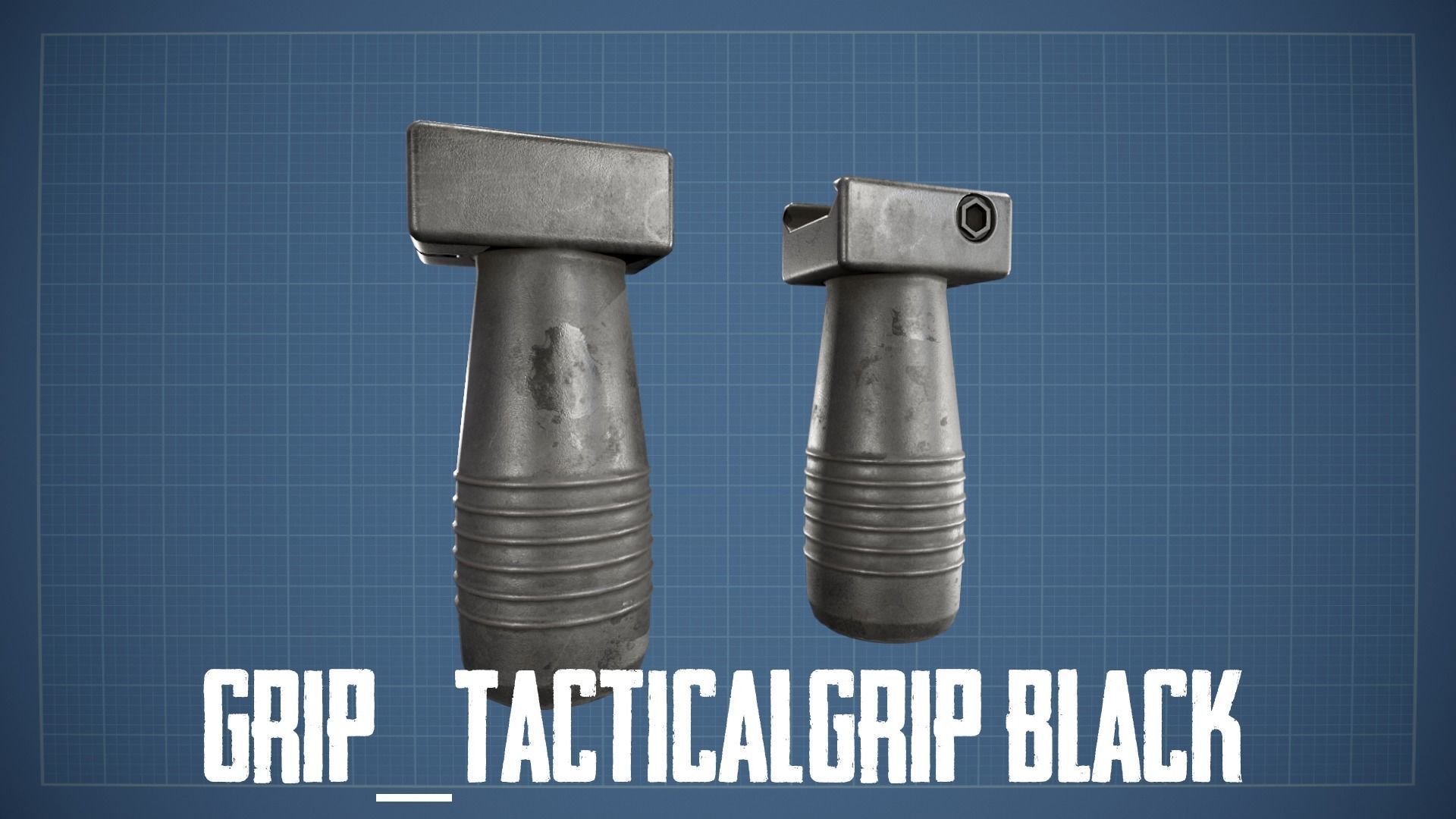 HK 416 Multi Asset Low-poly 3D model_34