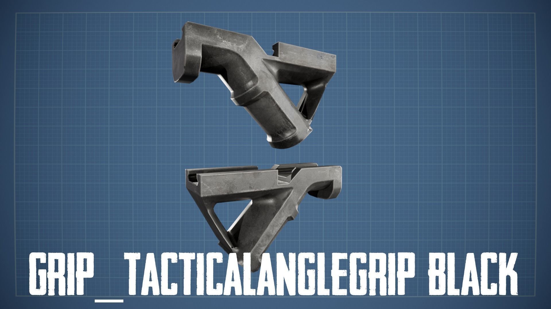 HK 416 Multi Asset Low-poly 3D model_32