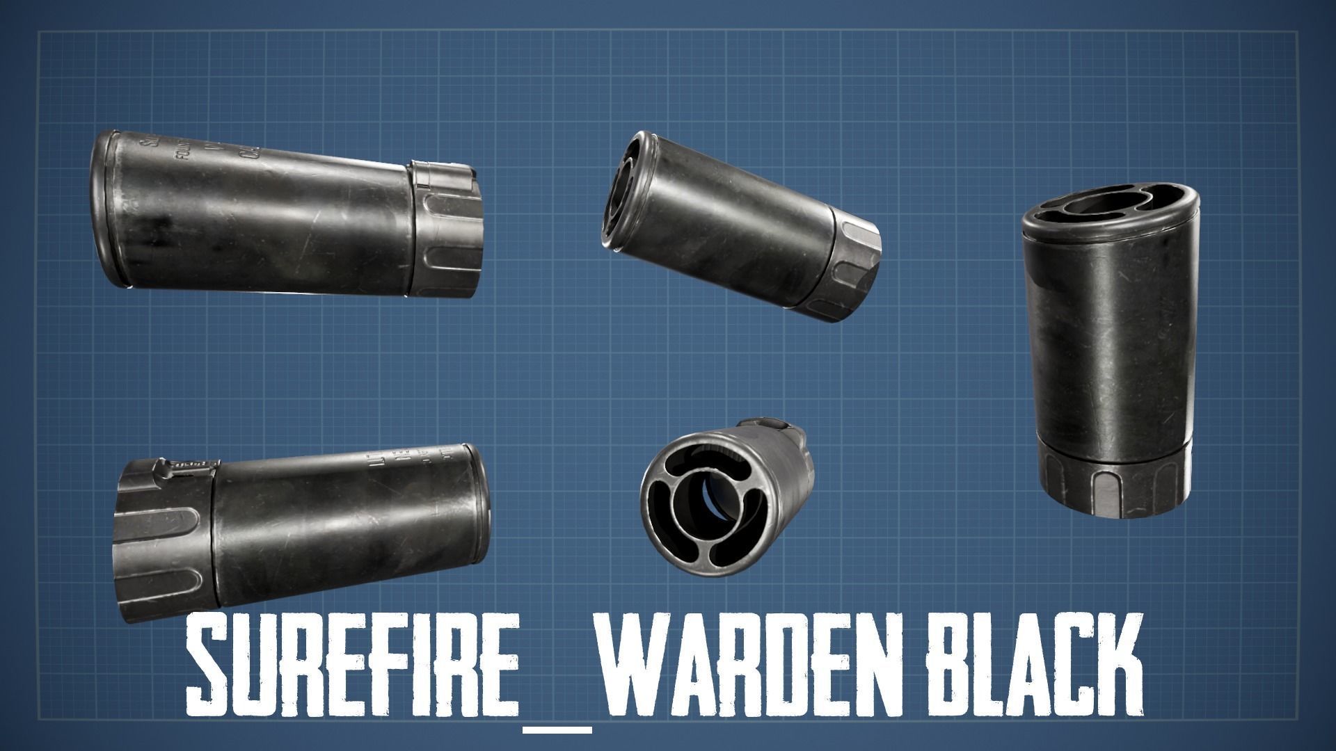 HK 416 Multi Asset Low-poly 3D model_49