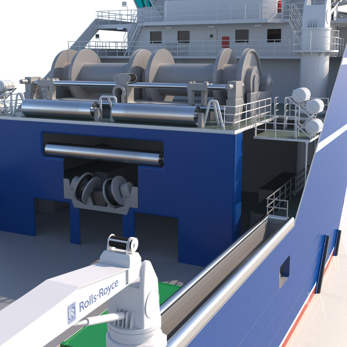 Anchor Handling Tug Rem Gambler 3D model_16