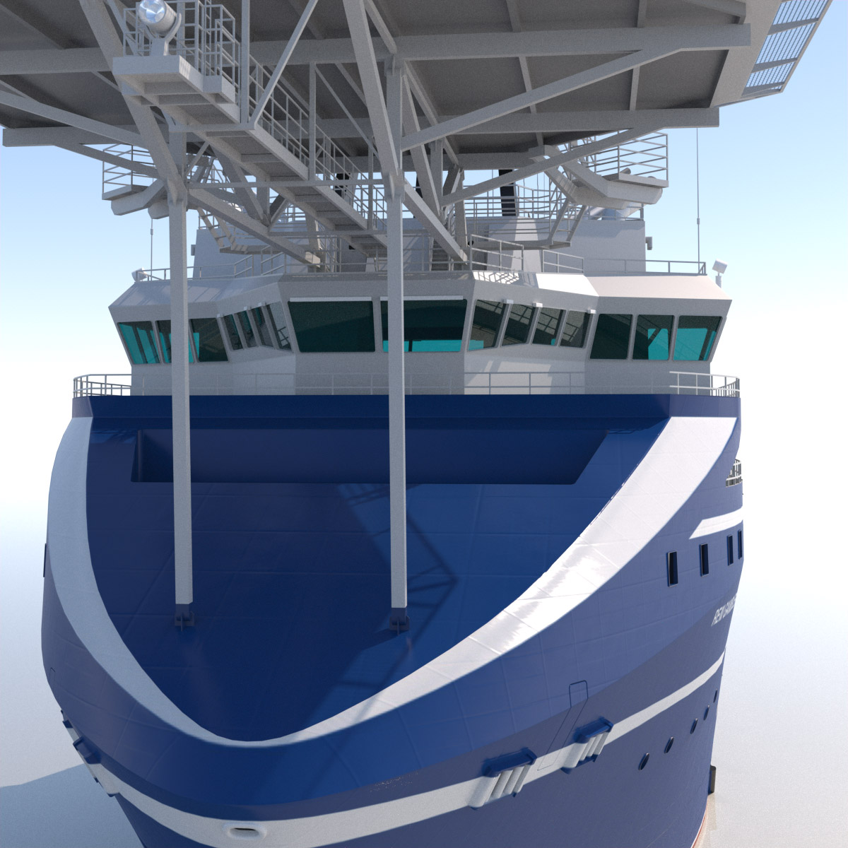 Anchor Handling Tug Rem Gambler 3D model_17