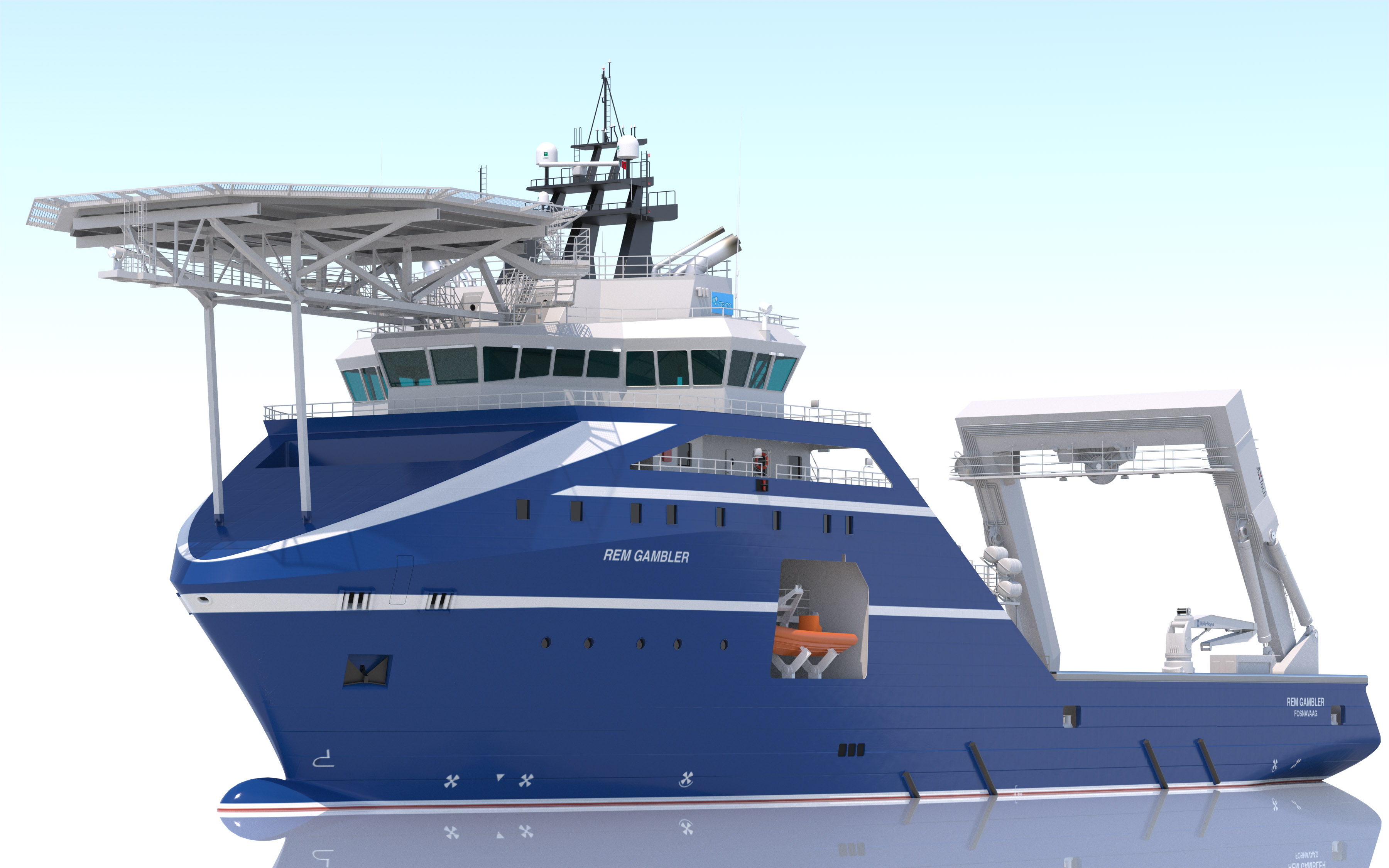 Anchor Handling Tug Rem Gambler 3D model_19