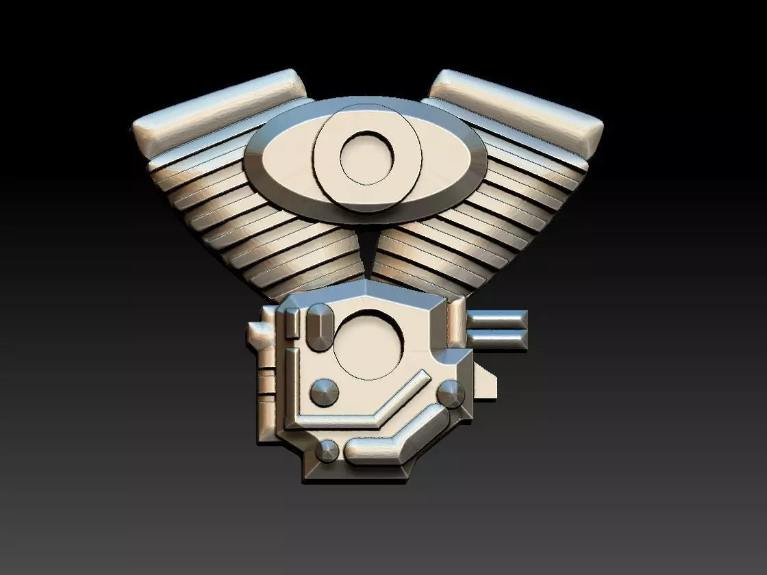 Motor Harley 3D print model_0