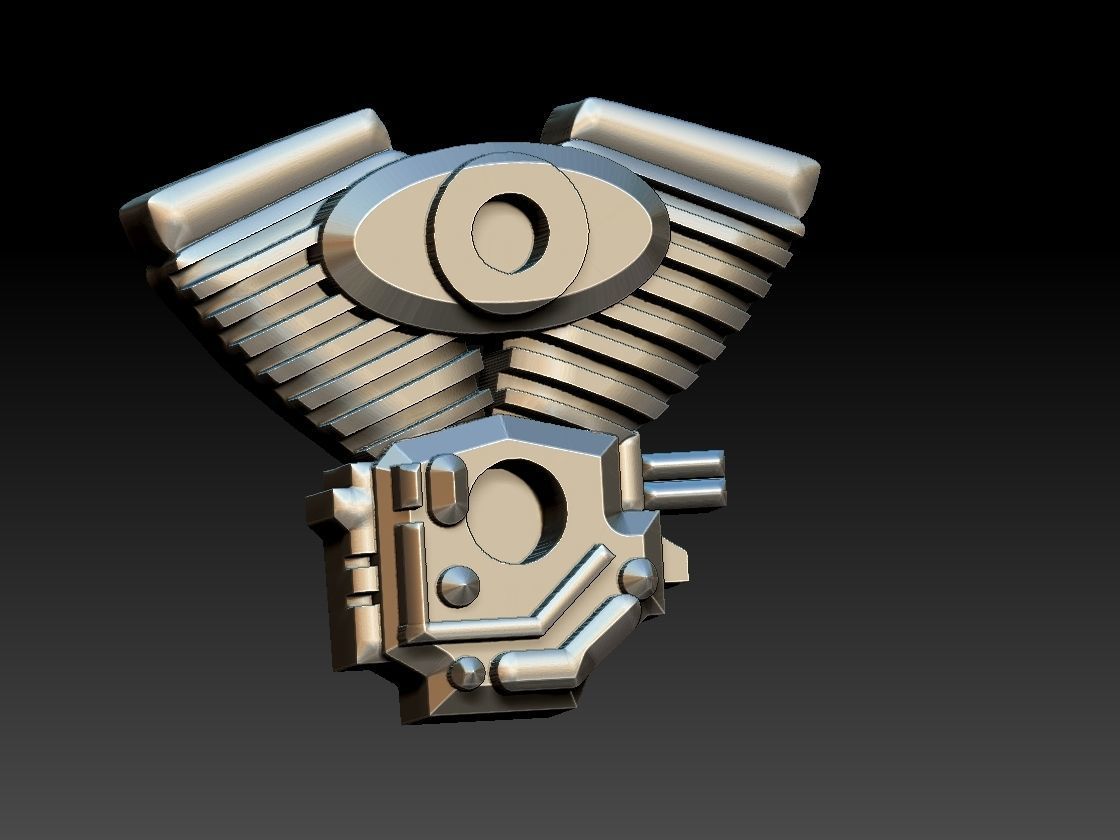 Motor Harley 3D print model_7