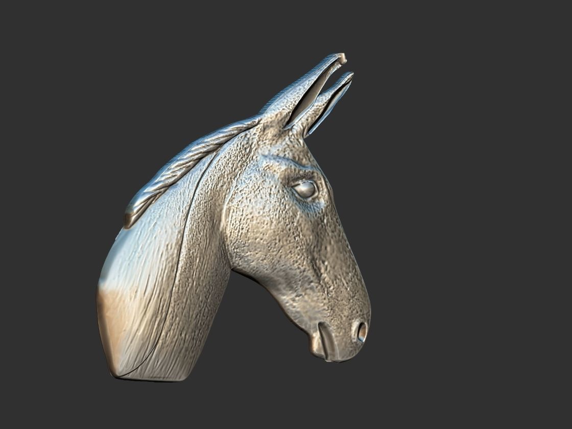 Mule - Mula Relief 3D print model_1