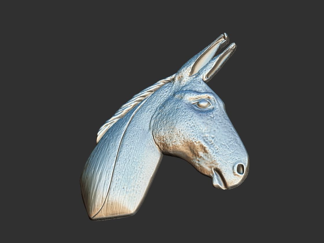 Mule - Mula Relief 3D print model_8
