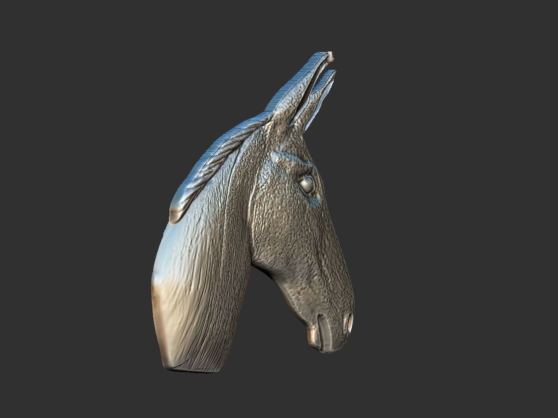 Mule - Mula Relief 3D print model_2