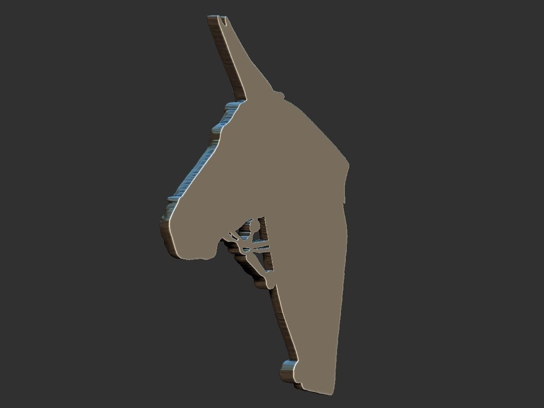 Mule  - Mula Relief 3D print model_5