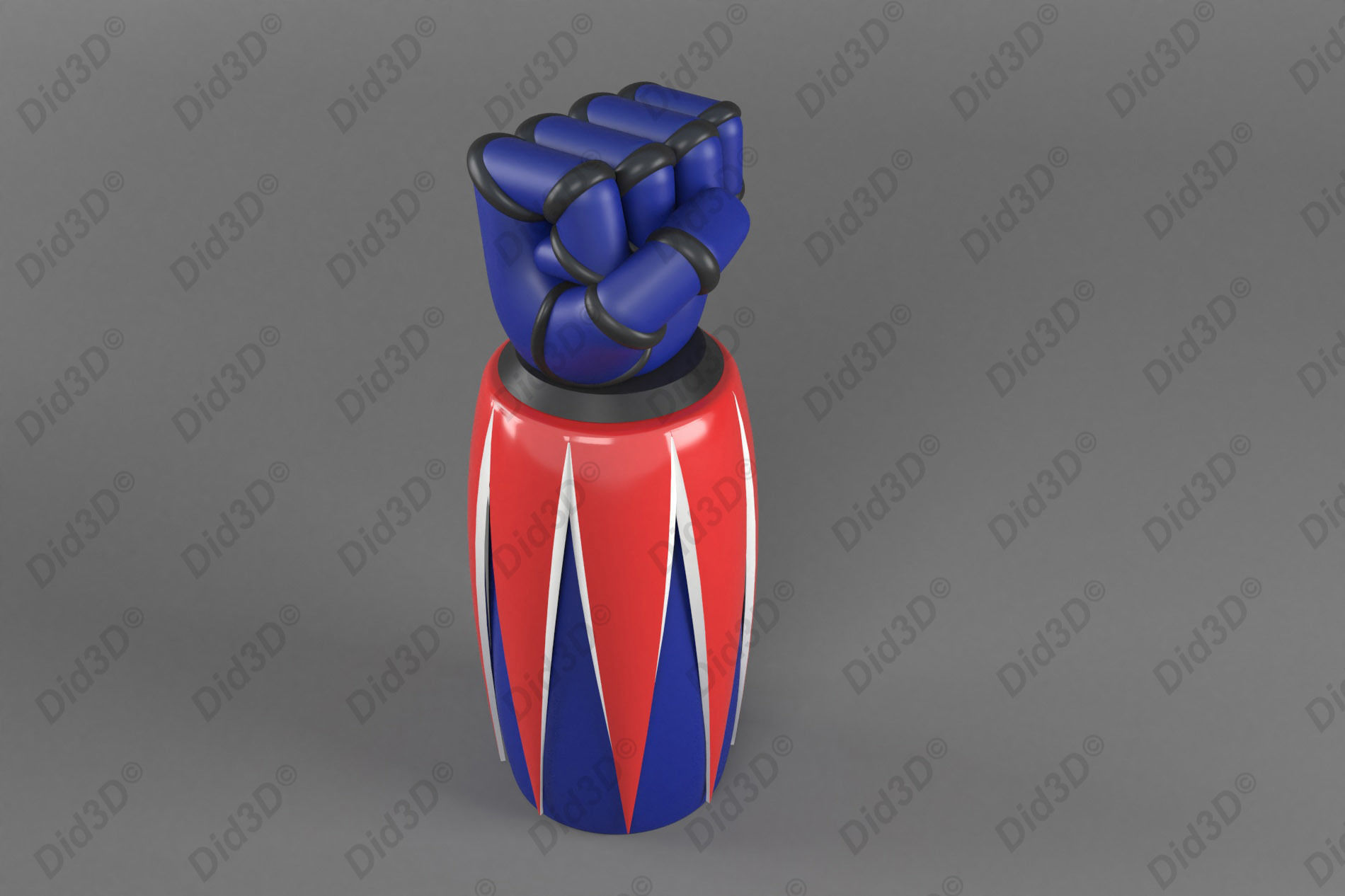 GOLDORAK FIST ONLY  Did3D  3D print model_3