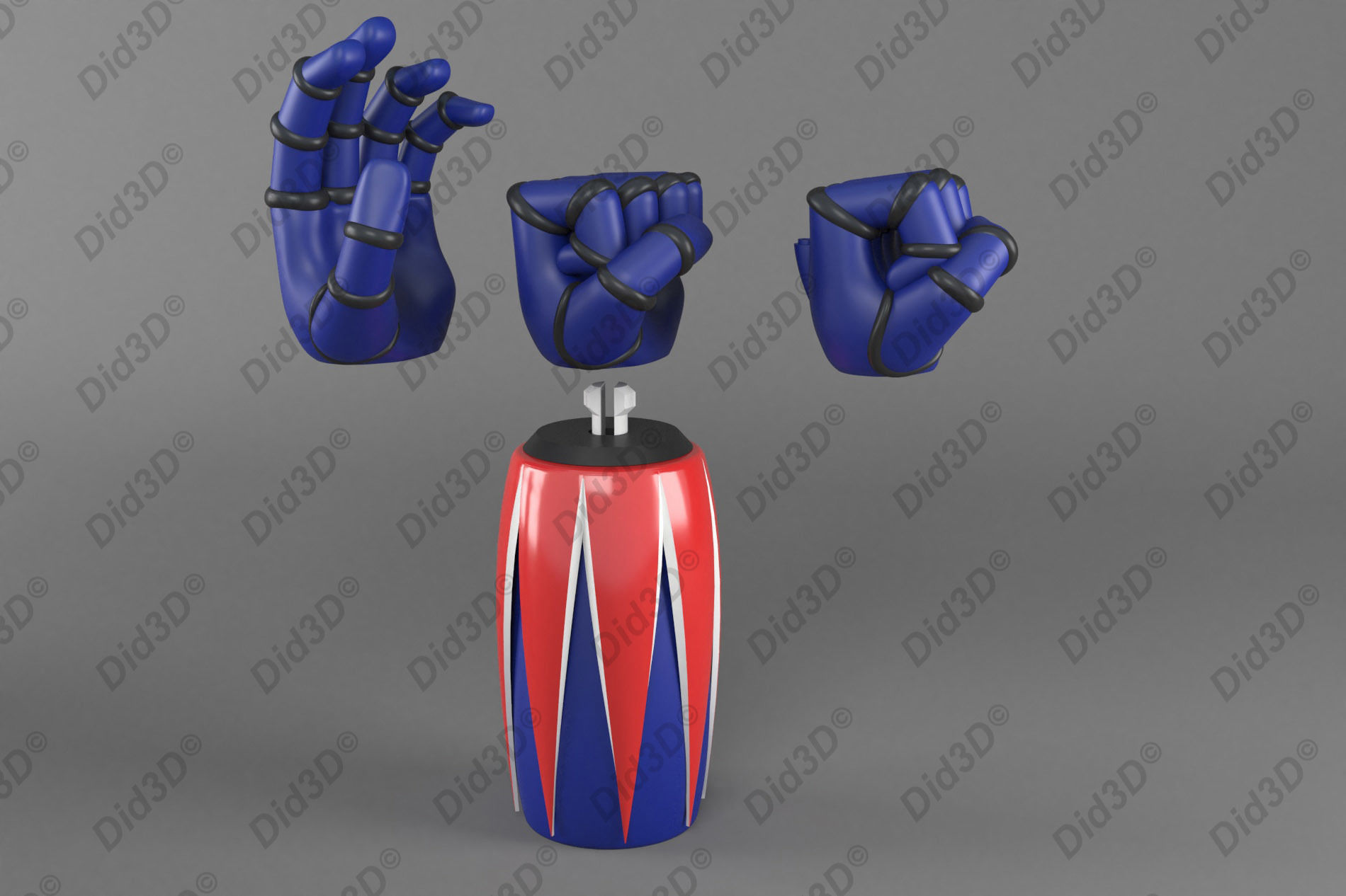 GOLDORAK FIST ONLY  Did3D  3D print model_5