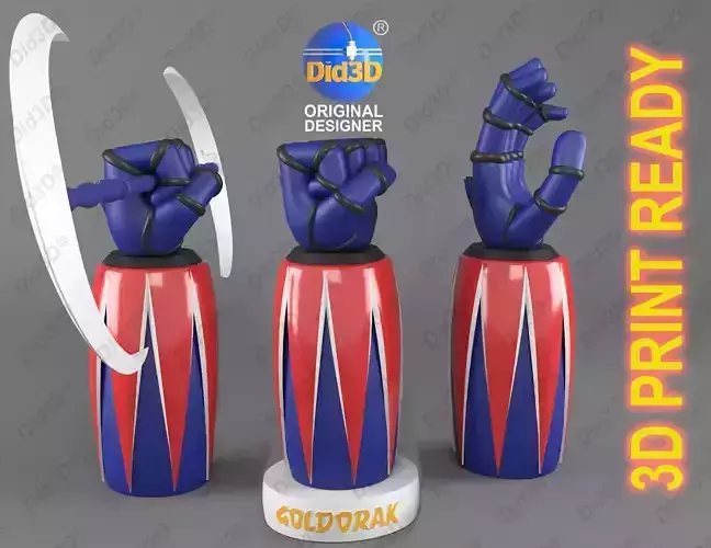 GOLDORAK FIST ONLY  Did3D  3D print model