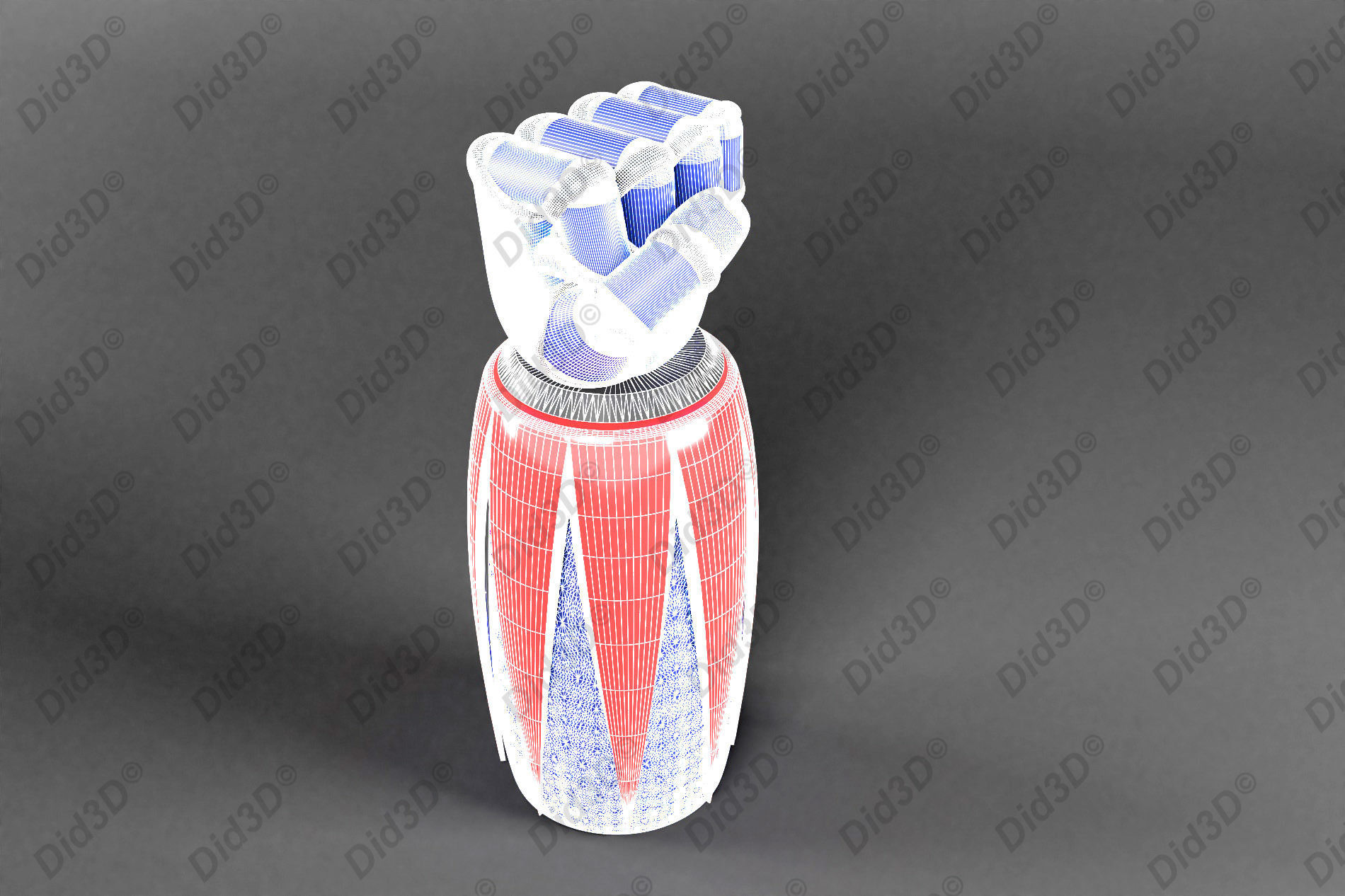 GOLDORAK FIST ONLY  Did3D  3D print model_4