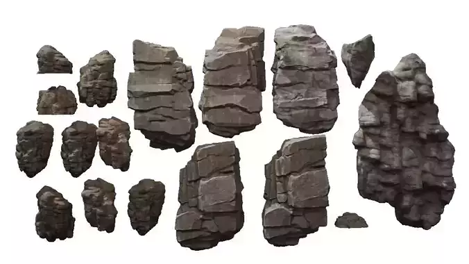 Realistic Rocks Collection