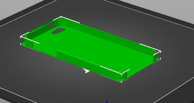 cover for mobile iphone5 3D print model_1