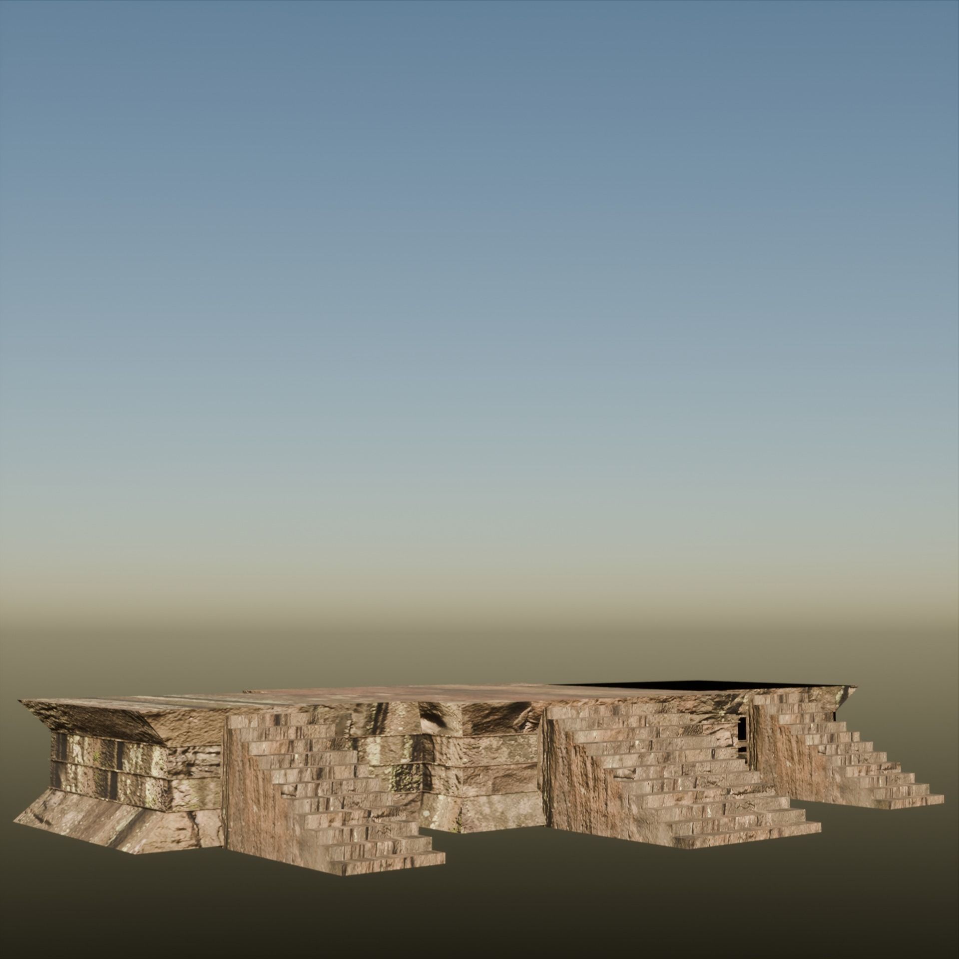 Temple Asset Pack  3D model Low-poly 3D model_8