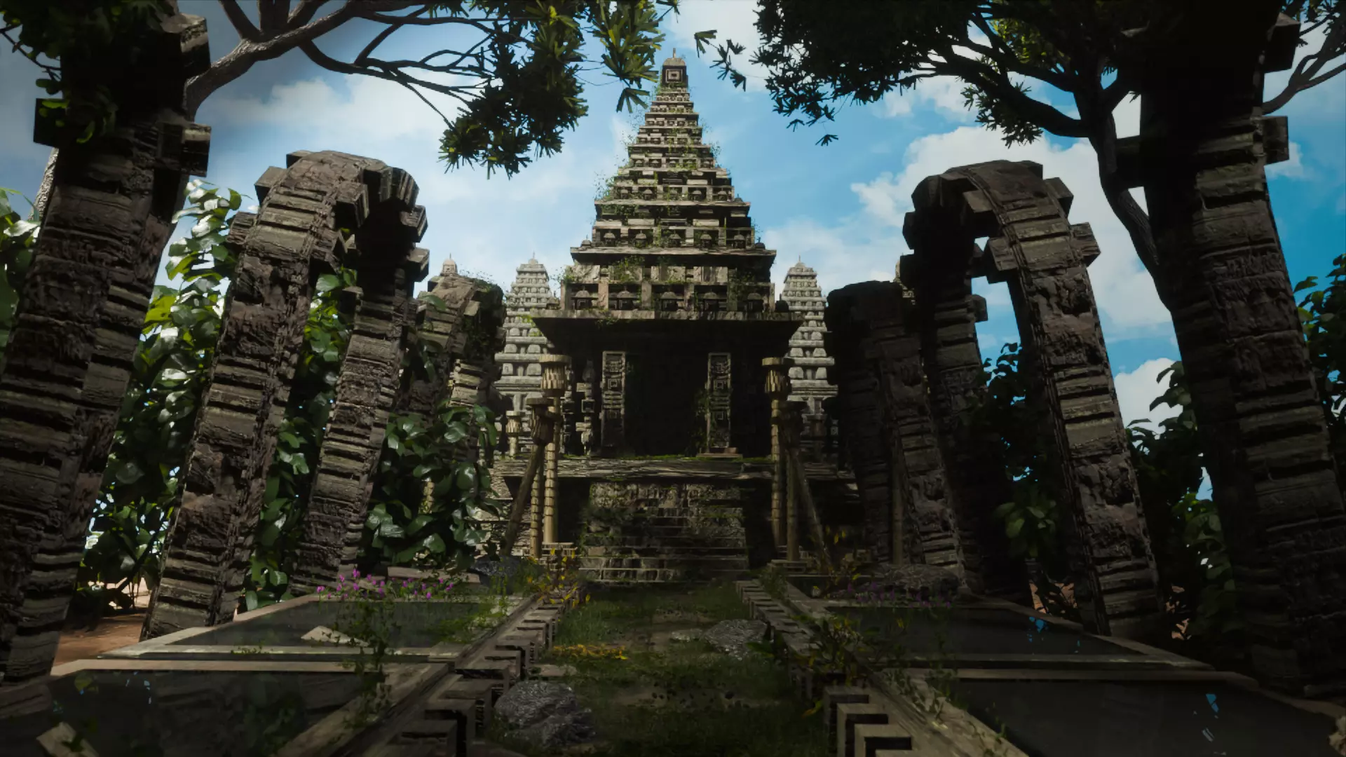 Temple Asset Pack  3D model Low-poly 3D model_0