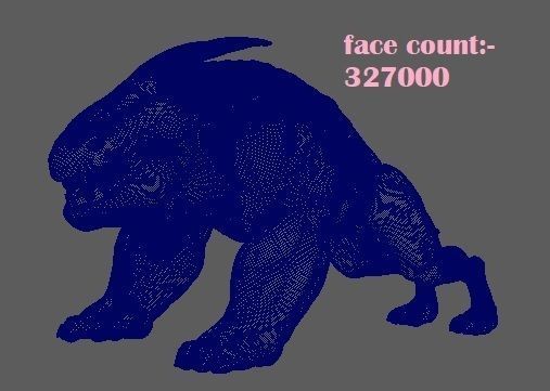 Shark Creature 3D print model_4