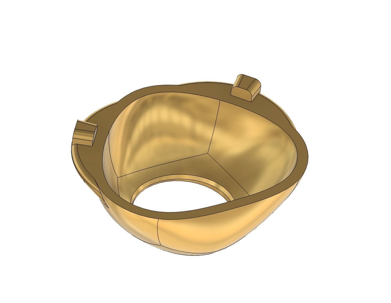 Small flask for ocular prosthesis 3D print model_6